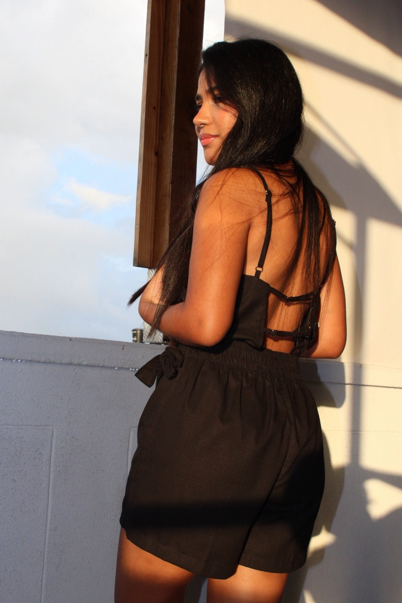 Faldashort Galerno negra