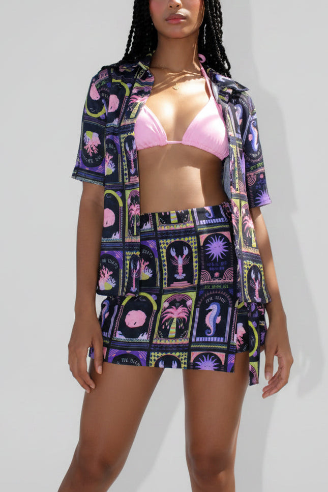 Faldashort Praia spirit negra