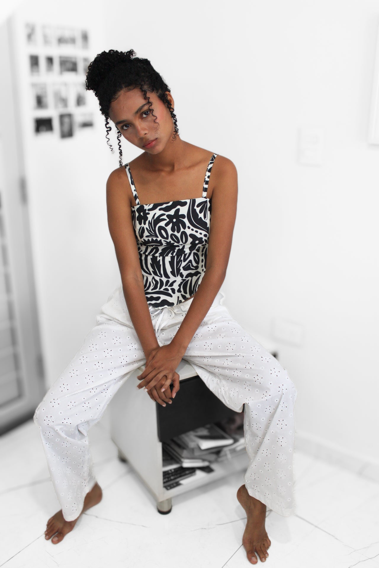 Pantalón Margarita blanco