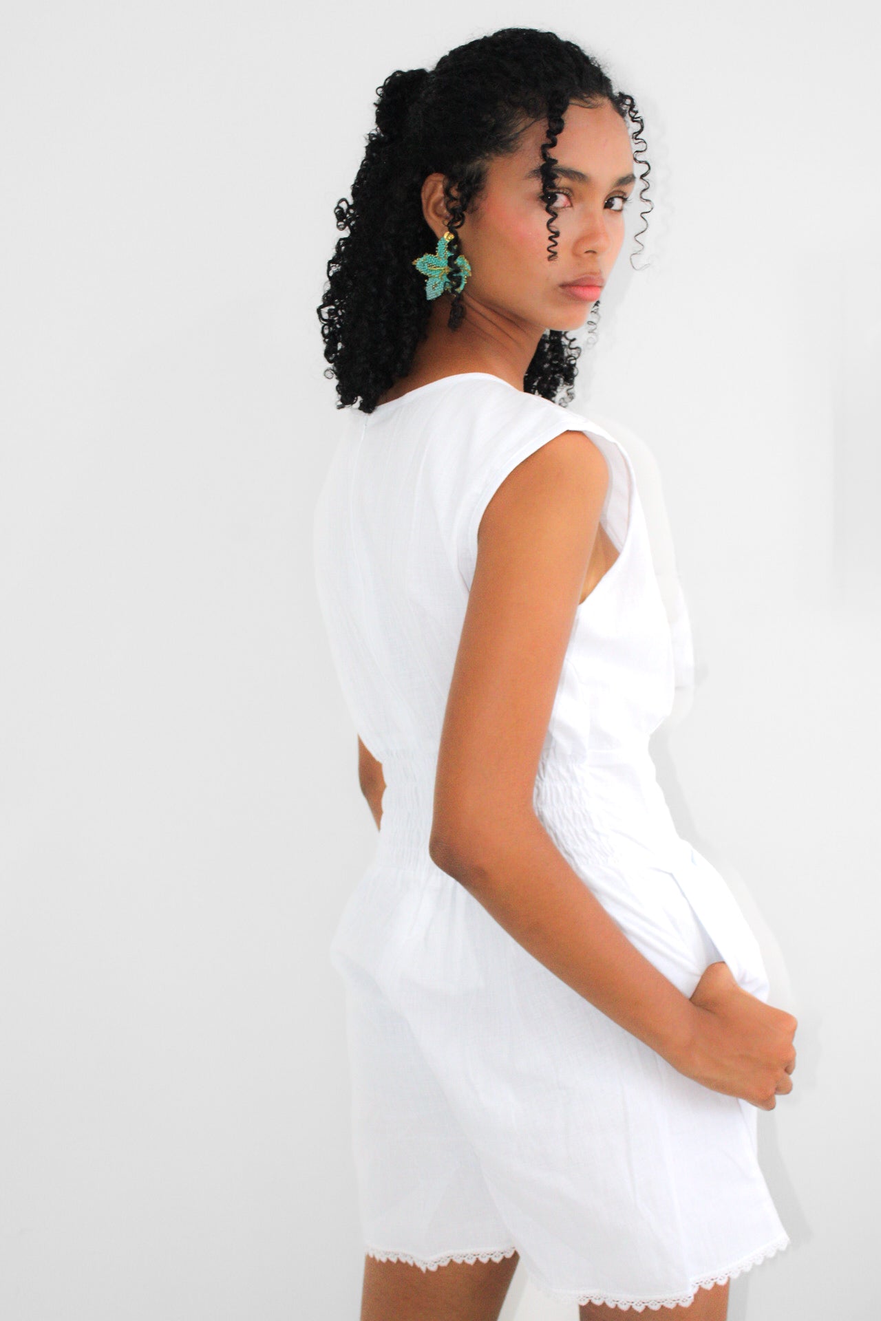 Romper Nácar blanco
