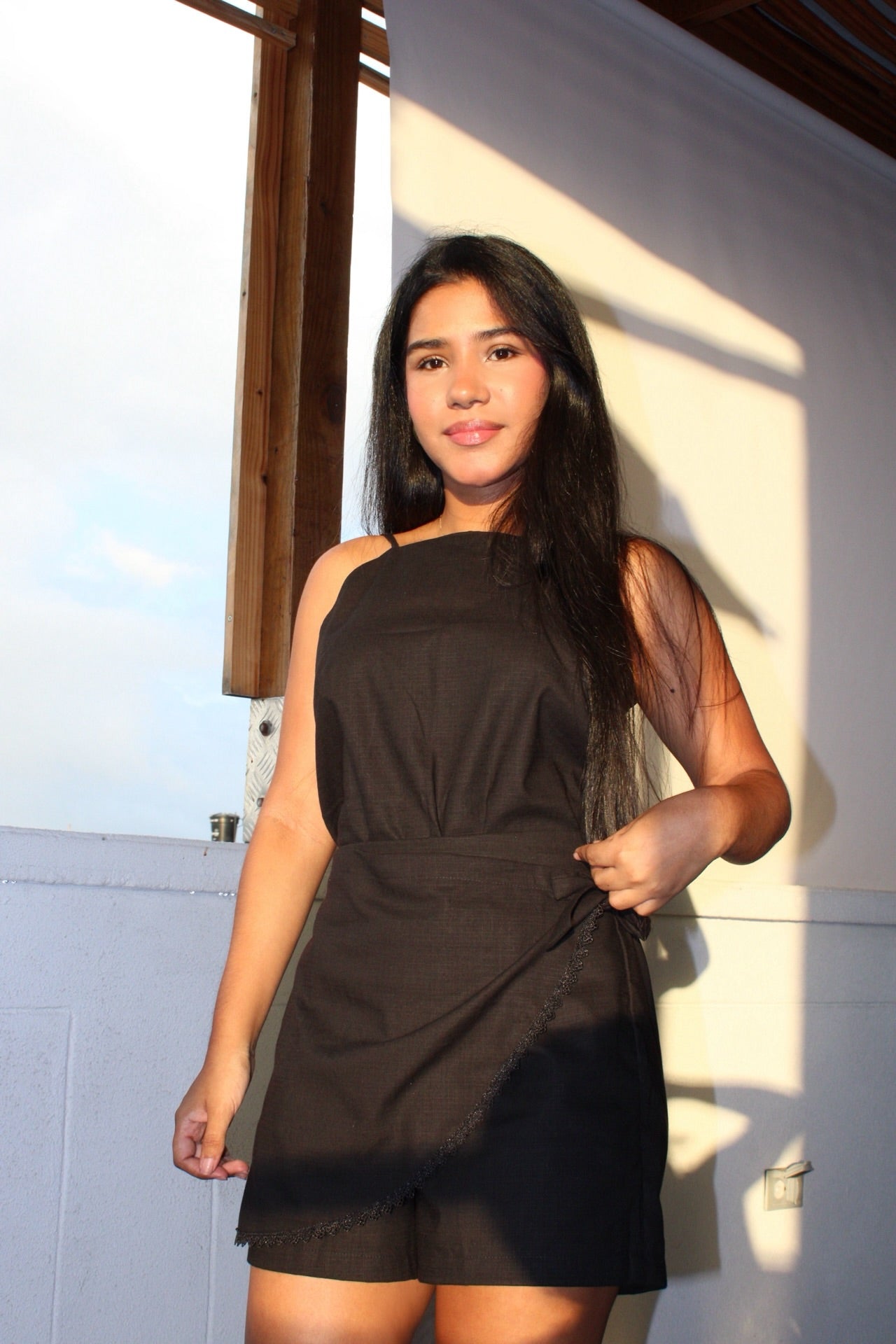 Faldashort Galerno negra