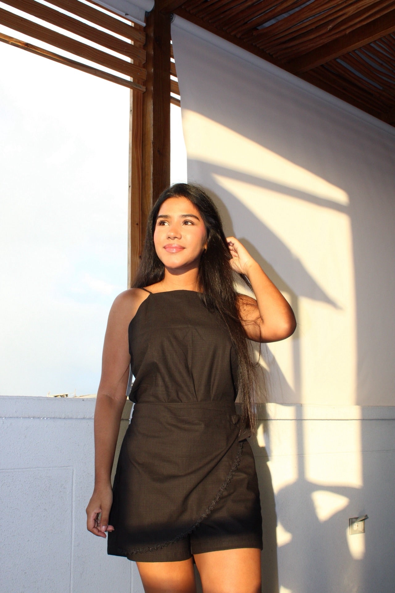 Faldashort Galerno negra