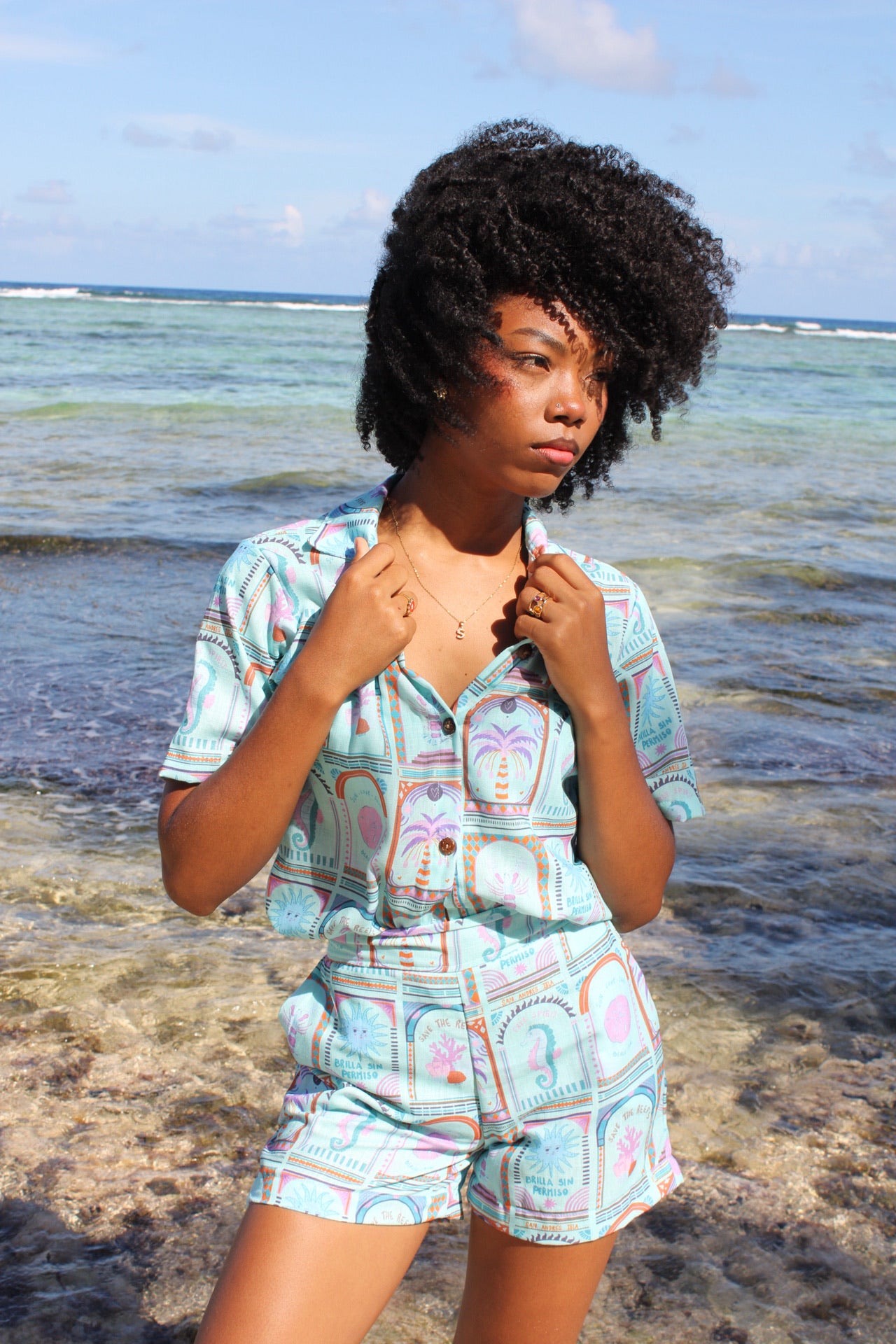 Camisa Solare Spirit azul