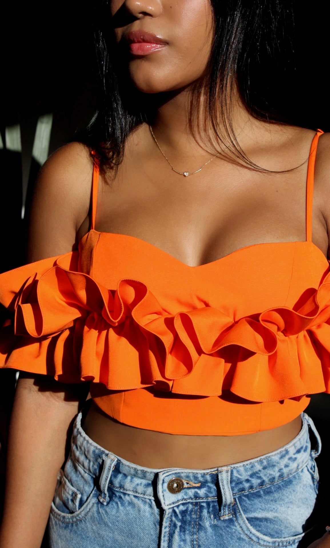 Top Mangle naranja