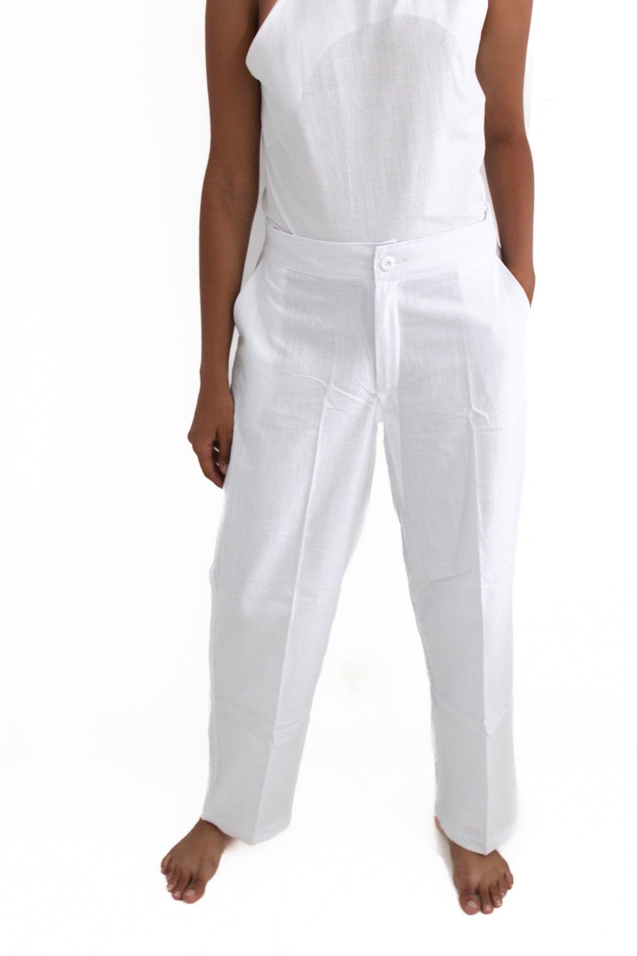 Pantalón coco blanco