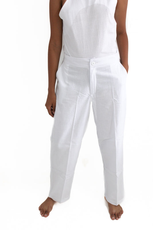 Pantalón coco blanco