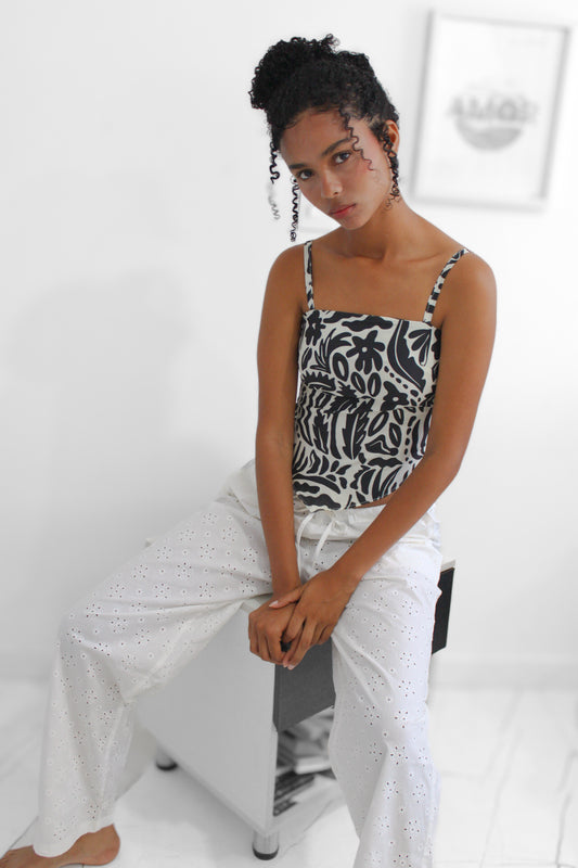 Pantalón Margarita blanco