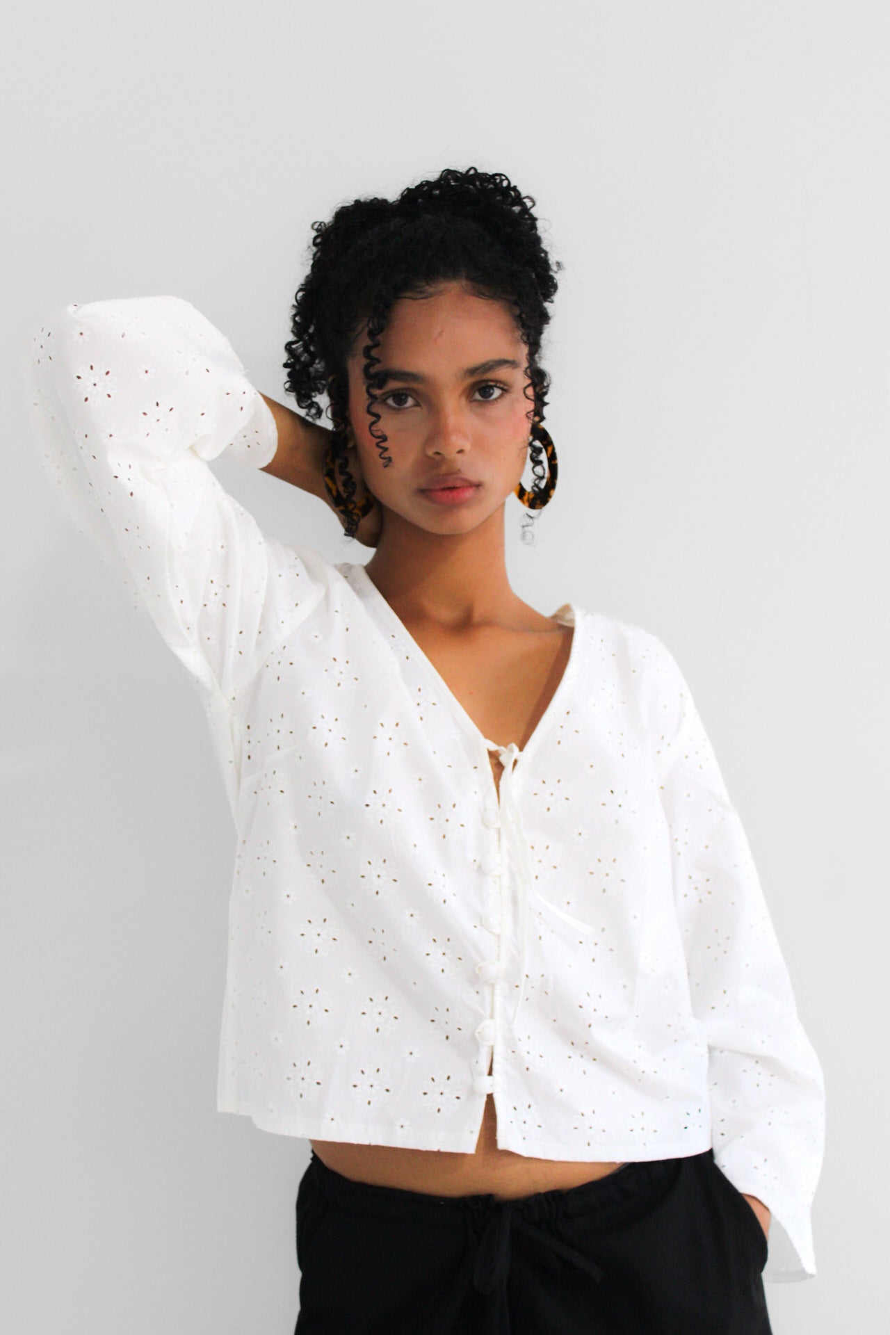 Camisa sunflower blanca