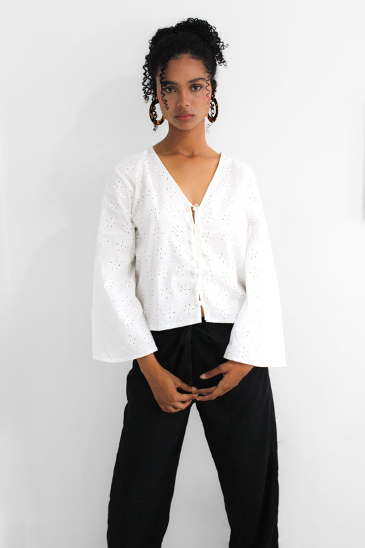 Camisa sunflower blanca