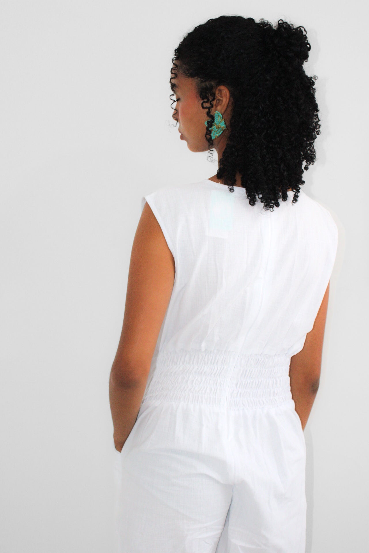Romper Nácar blanco