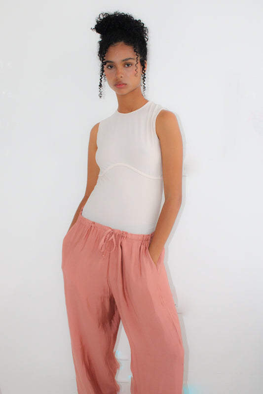 Pantalón Margarita coral